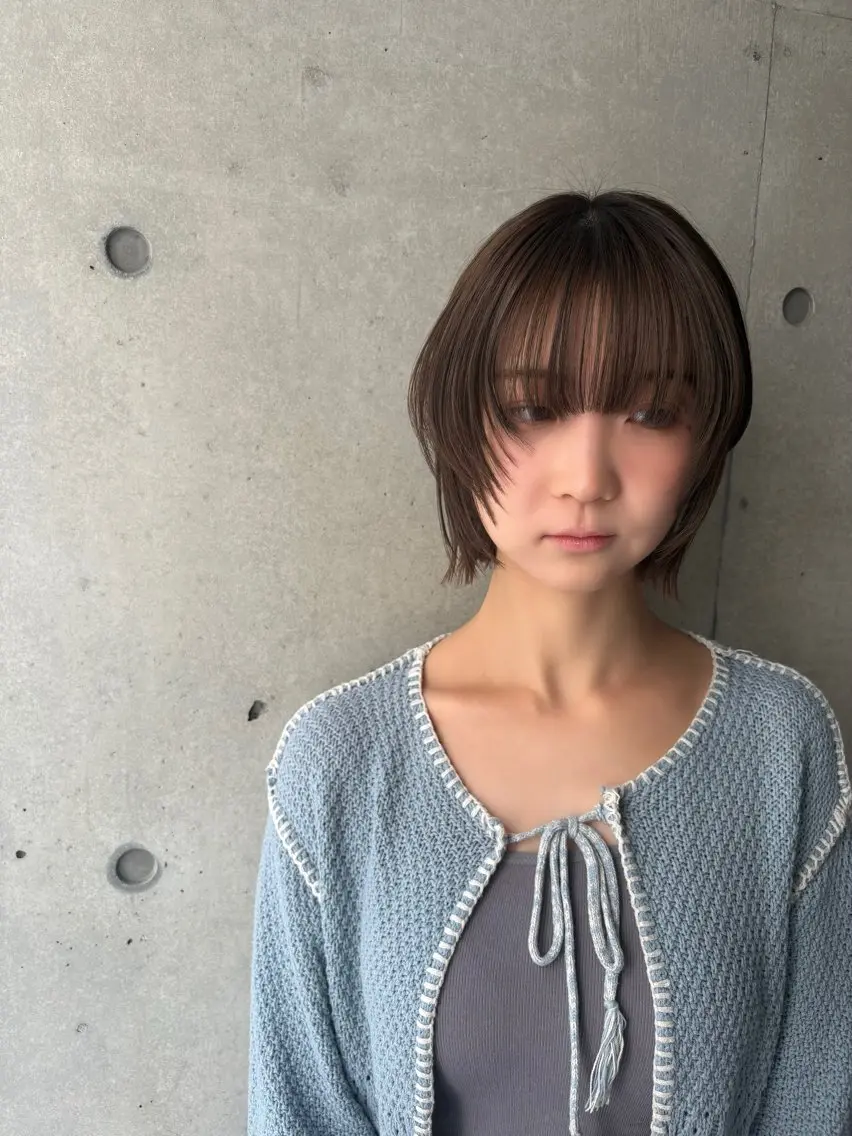 【3回目まで】🎧🩶◼︎ 透明感ワンカラー+うる艶トリートメントの写真