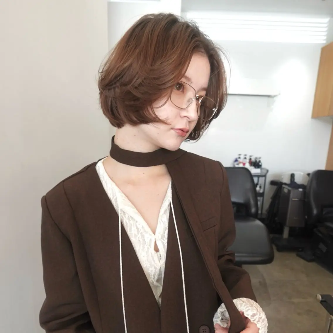 ショート 柔らかbeige /chinari❤︎のヘアスタイル