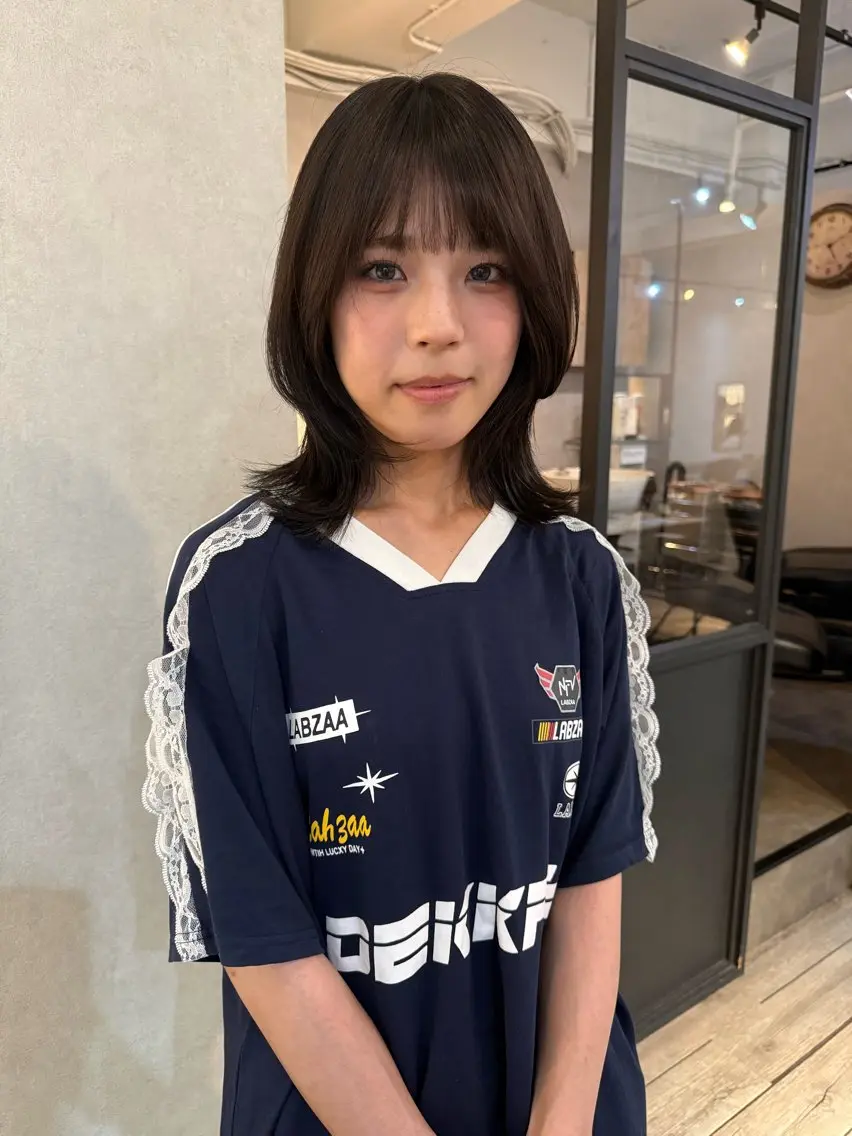 ショート カラー 桑島 唯那のヘアスタイル
