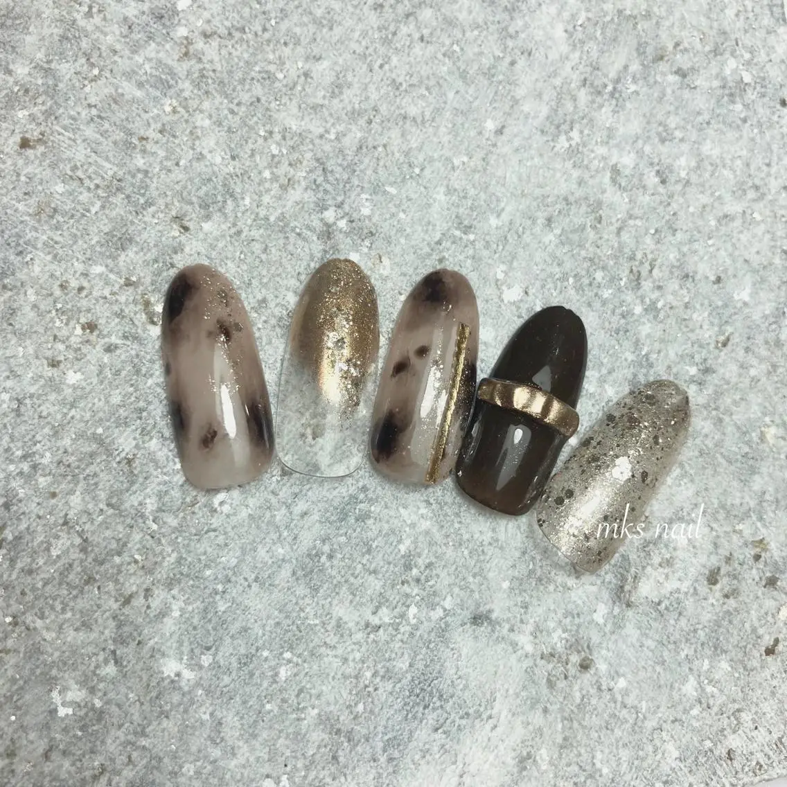 ネイル mks＊nail //  枚方長尾のネイルデザイン