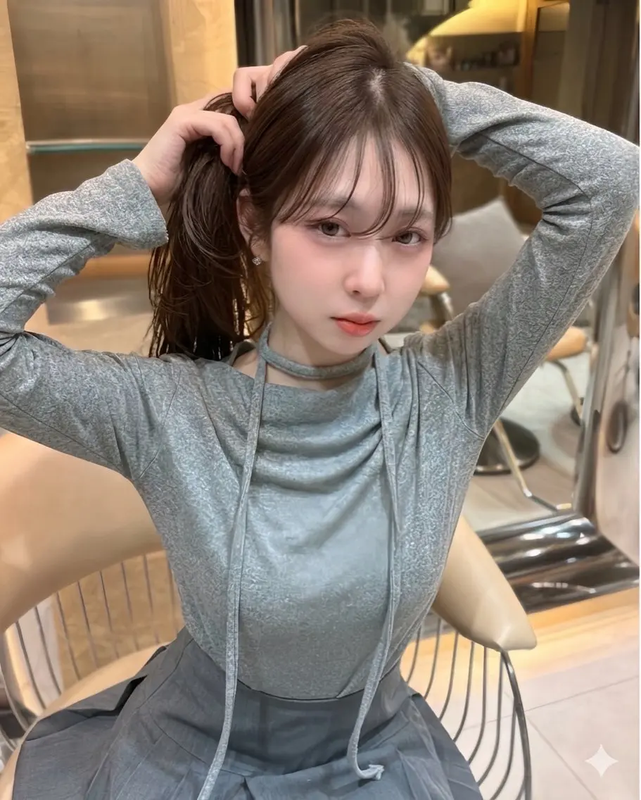 ロング カット トリートメント 仙台Ｉ韓国レイヤー Ｉ髪質改善Ｉ伊藤拓海のヘアスタイル