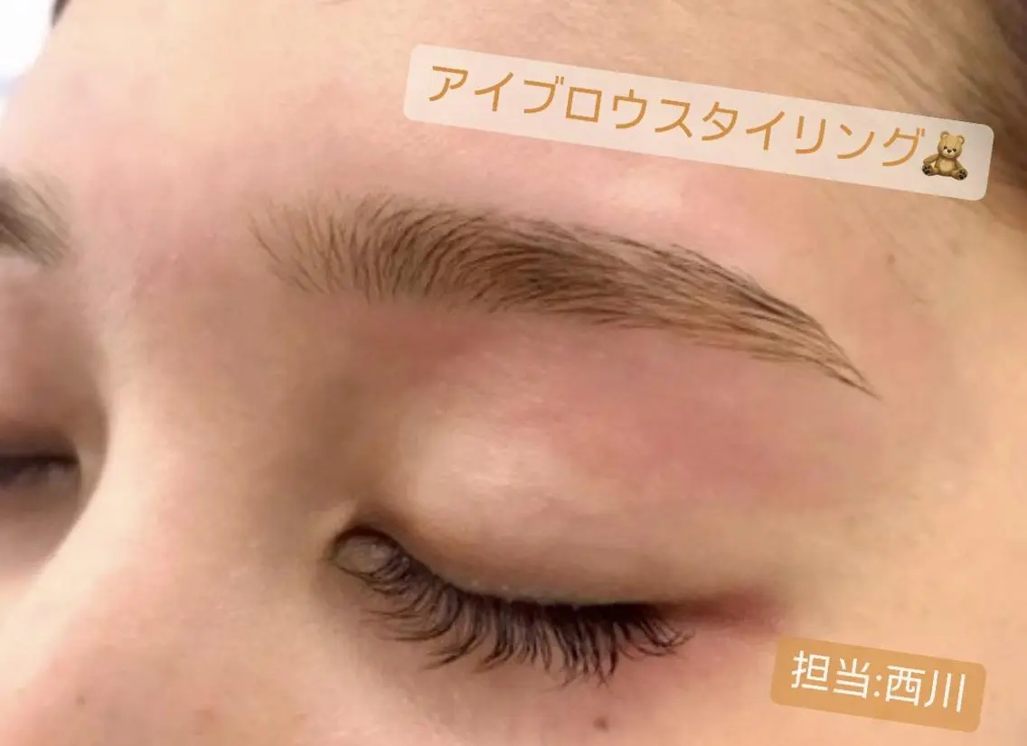 アイブロウ 眉毛ワックス脱毛 ワックス脱毛 眉カット プラスアイ 蒲田西口店のマツエク・マツパデザイン
