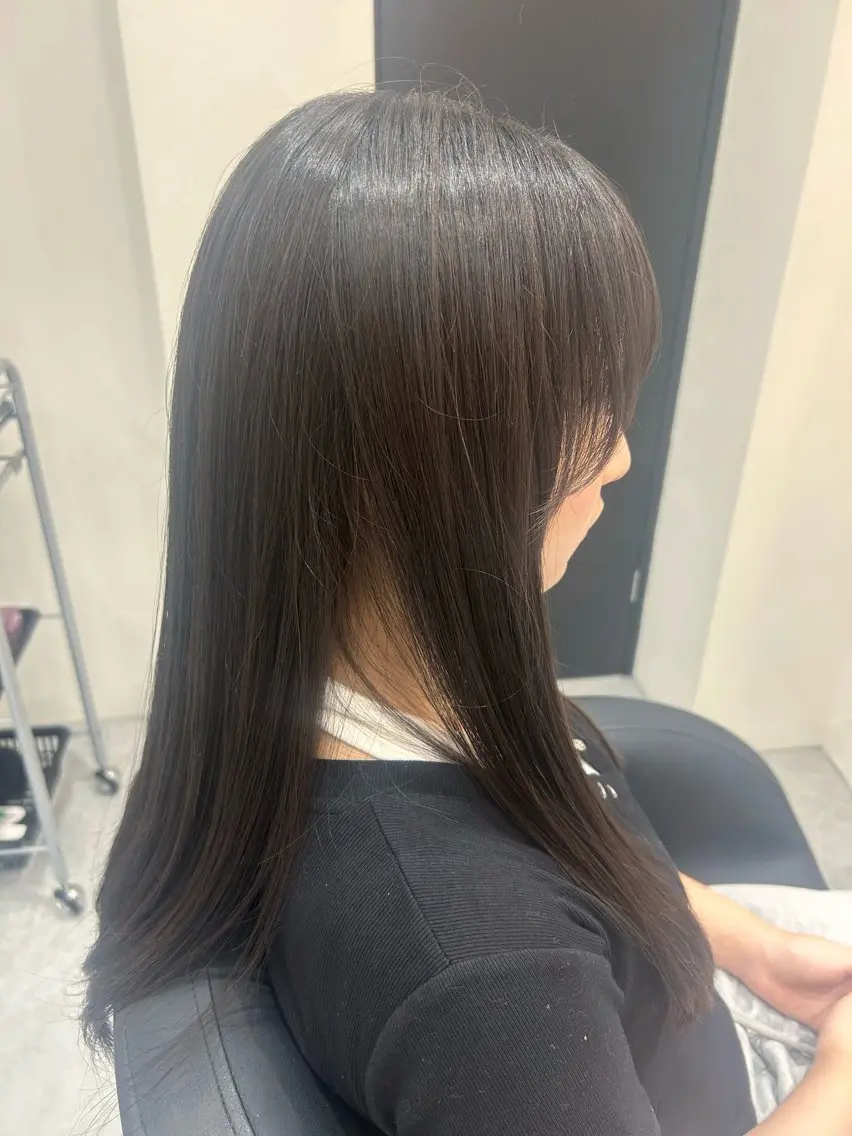 ロング カット トリートメント 技術モデル募集中 🩶村嶋 彩のヘアスタイル