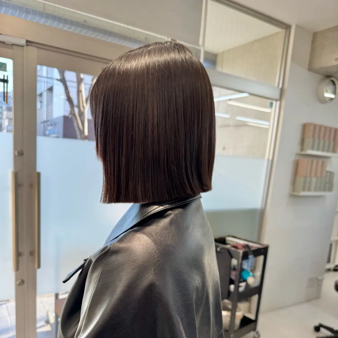 ショート 切りっぱなしボブ ボブ カット 会田有紀 /切りっぱなしボブのヘアスタイル