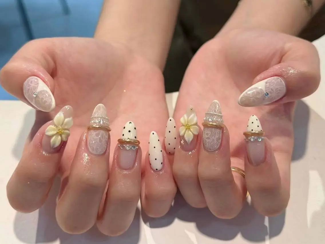 ネイル ハンドネイル ゆき このネイルデザイン