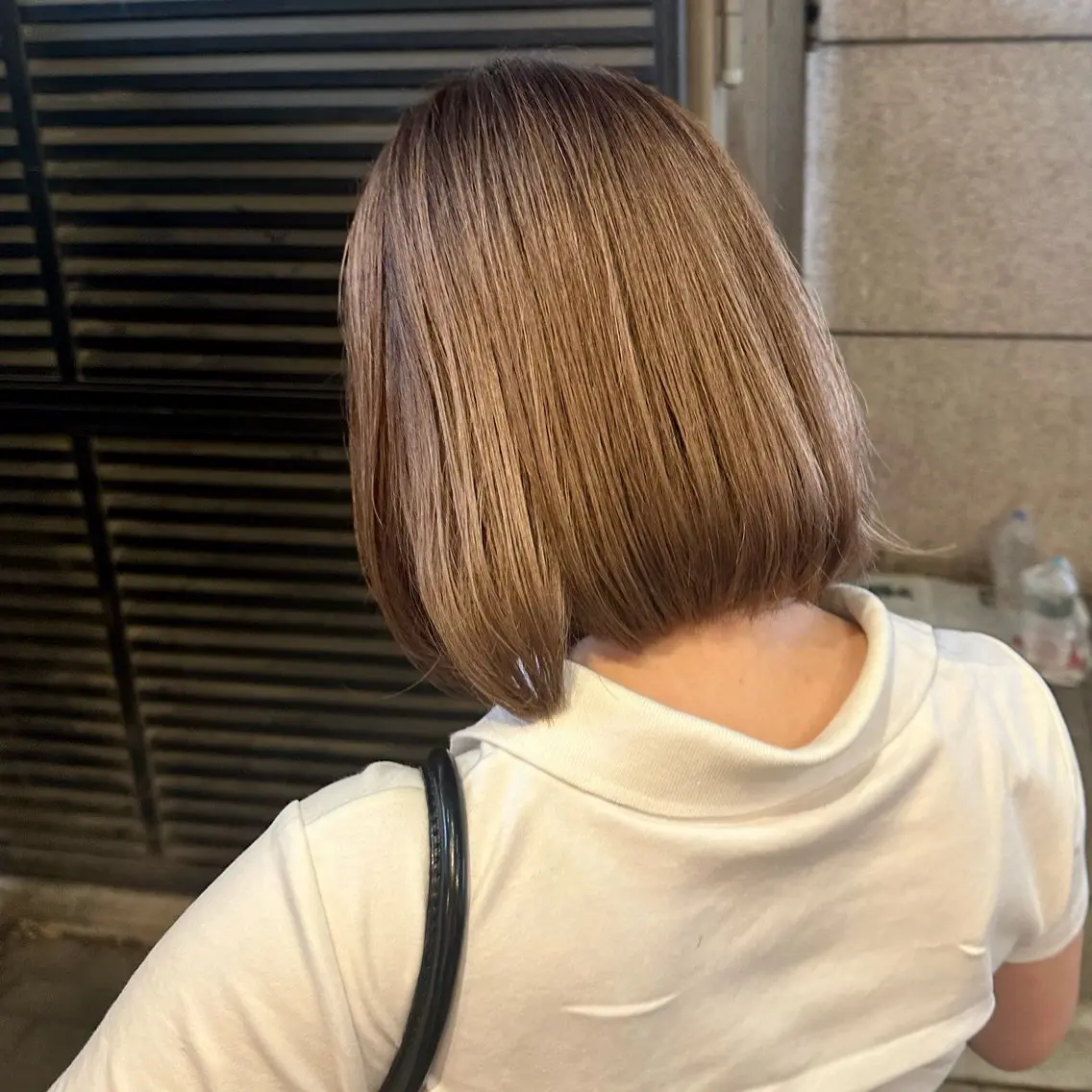 ミディアム ボブ 髪質改善 トリートメント パーマ/メンズ/ 髪質改善YUKIのヘアスタイル