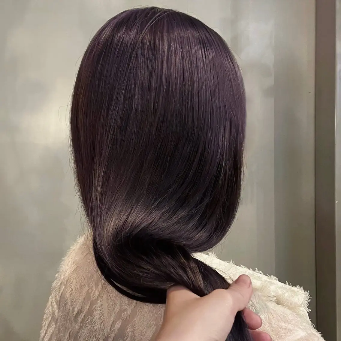 ロング カラー ラベンダーカラー ヘアカラー エルベスアクト志木店 SHIINAのヘアスタイル