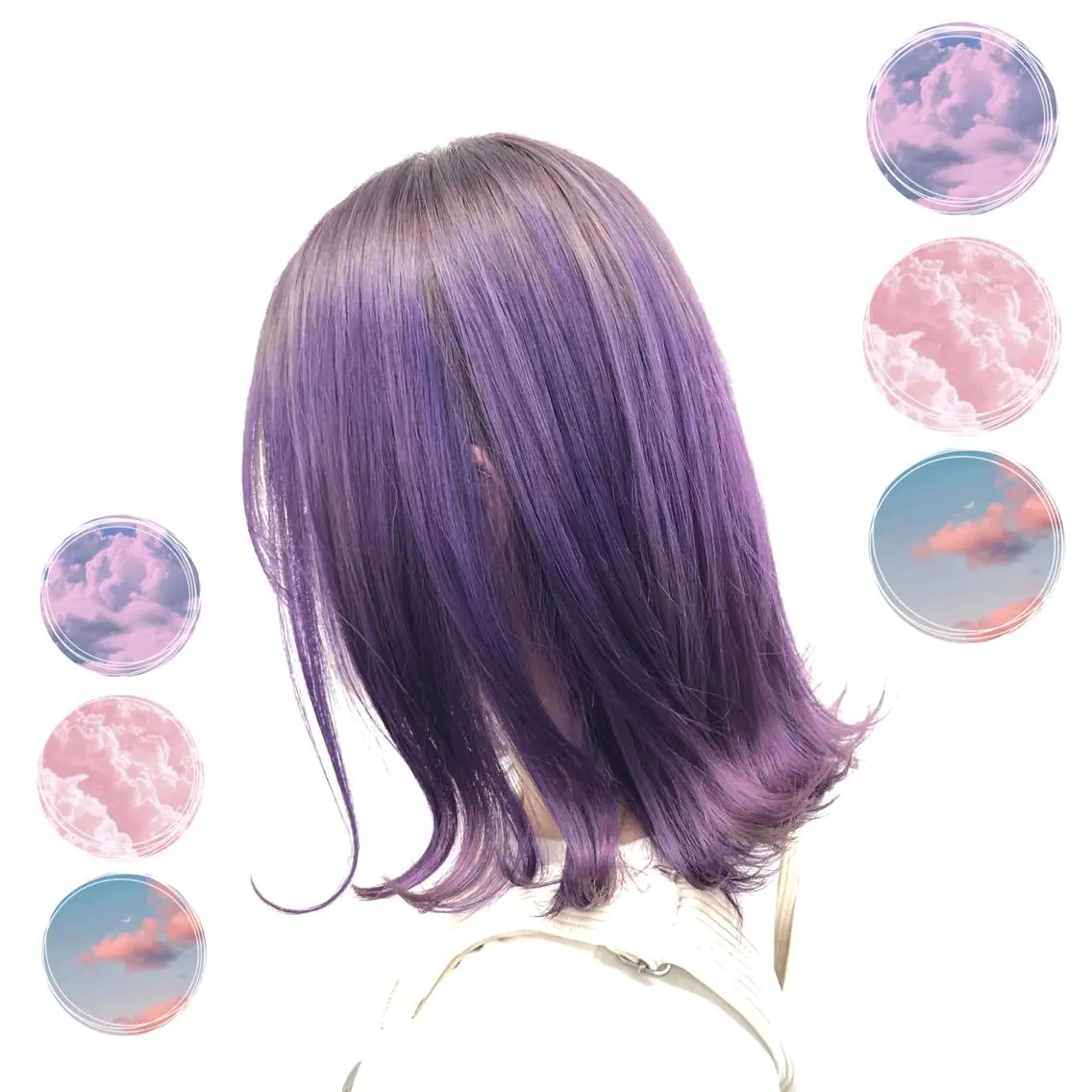 セミロング カラー パーマ ヘアアレンジ メンズ キッズ 上品＆韓国風 🥀海心🥀のヘアスタイル