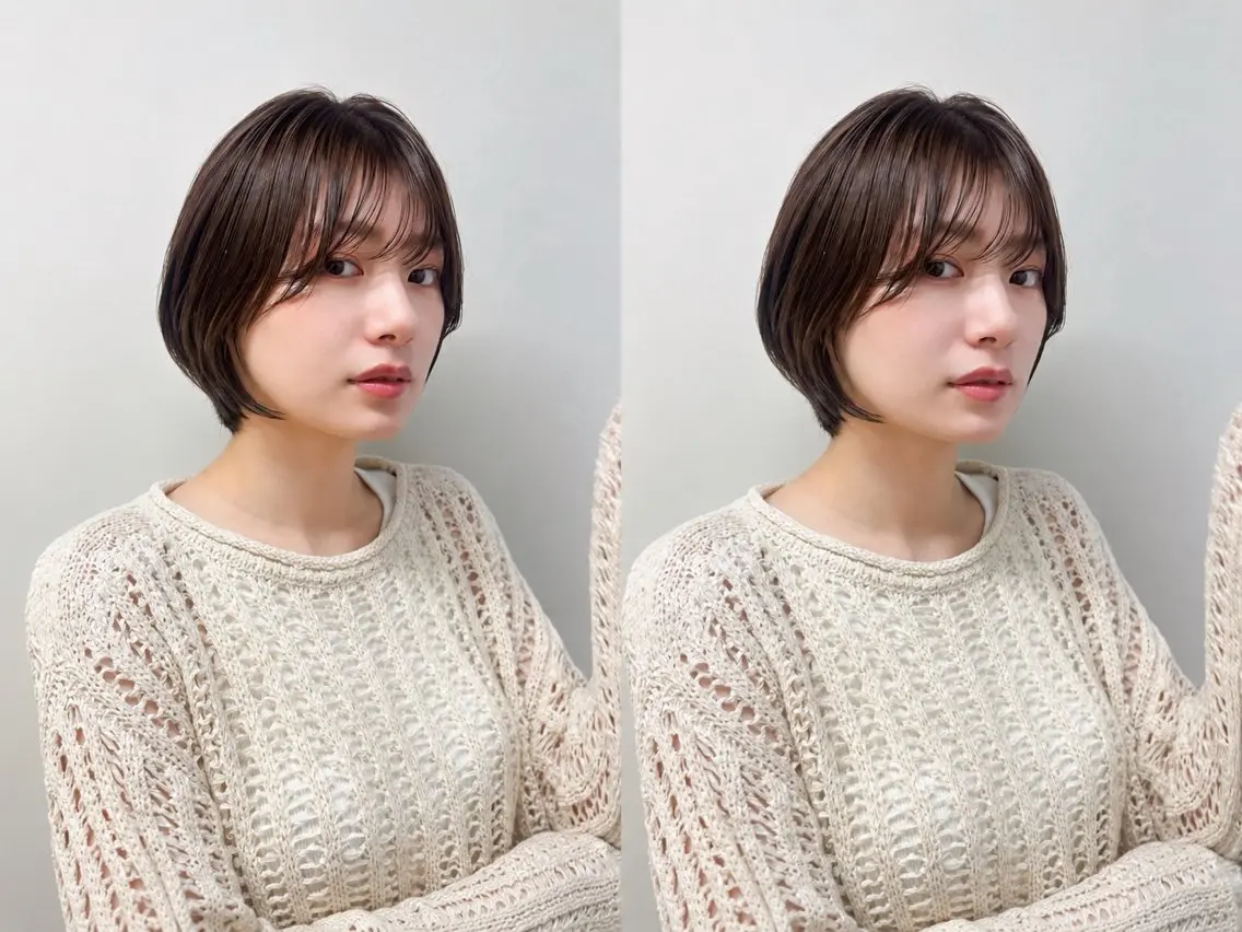 ショート ショートボブレイヤー 湯澤哲成のヘアスタイル