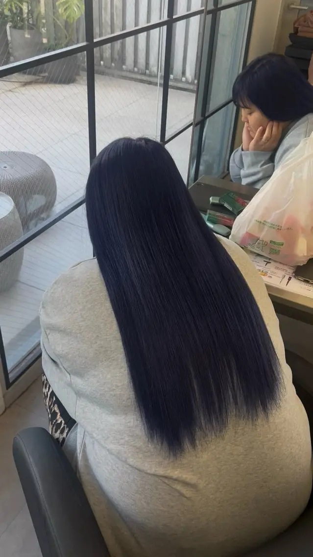 ロング ヘアカラー トリートメント 💖髪質改善カラー/ エクステ💖かりんのマツエク・マツパデザイン