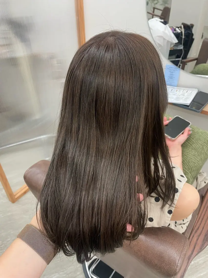 ロング ヘアカラー Sakamoto nanaのヘアスタイル