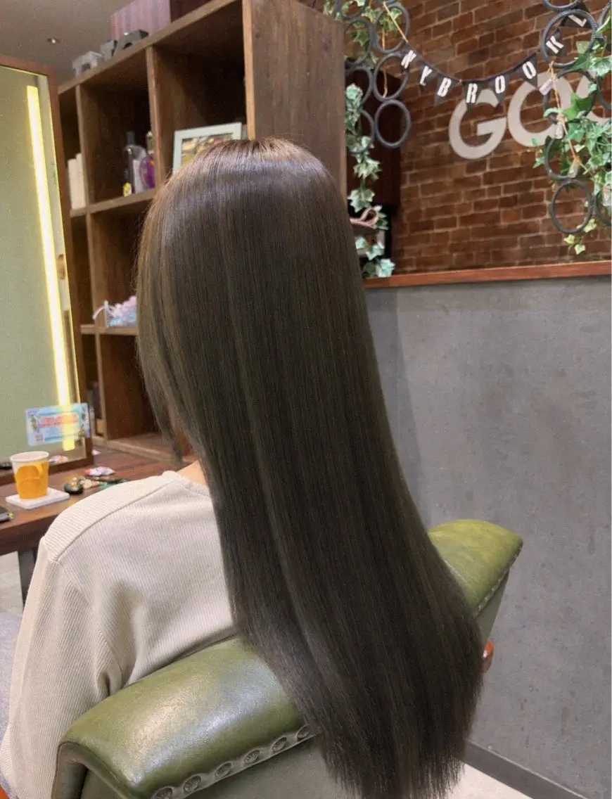 ロング カット ヘアカラー トリートメント 暖色カラー レイヤー/🩵かれんのヘアスタイル