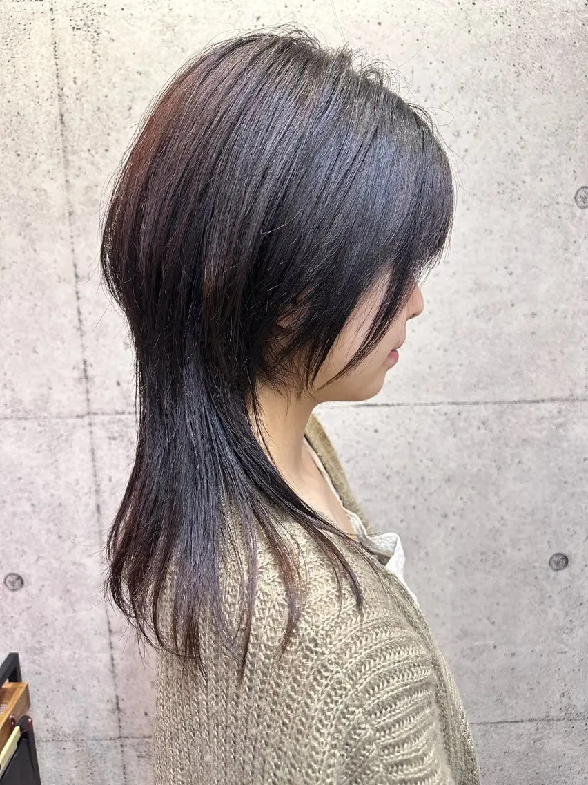 ロング ウルフカット ウルフ美容師🏆 MIZUKIのヘアスタイル