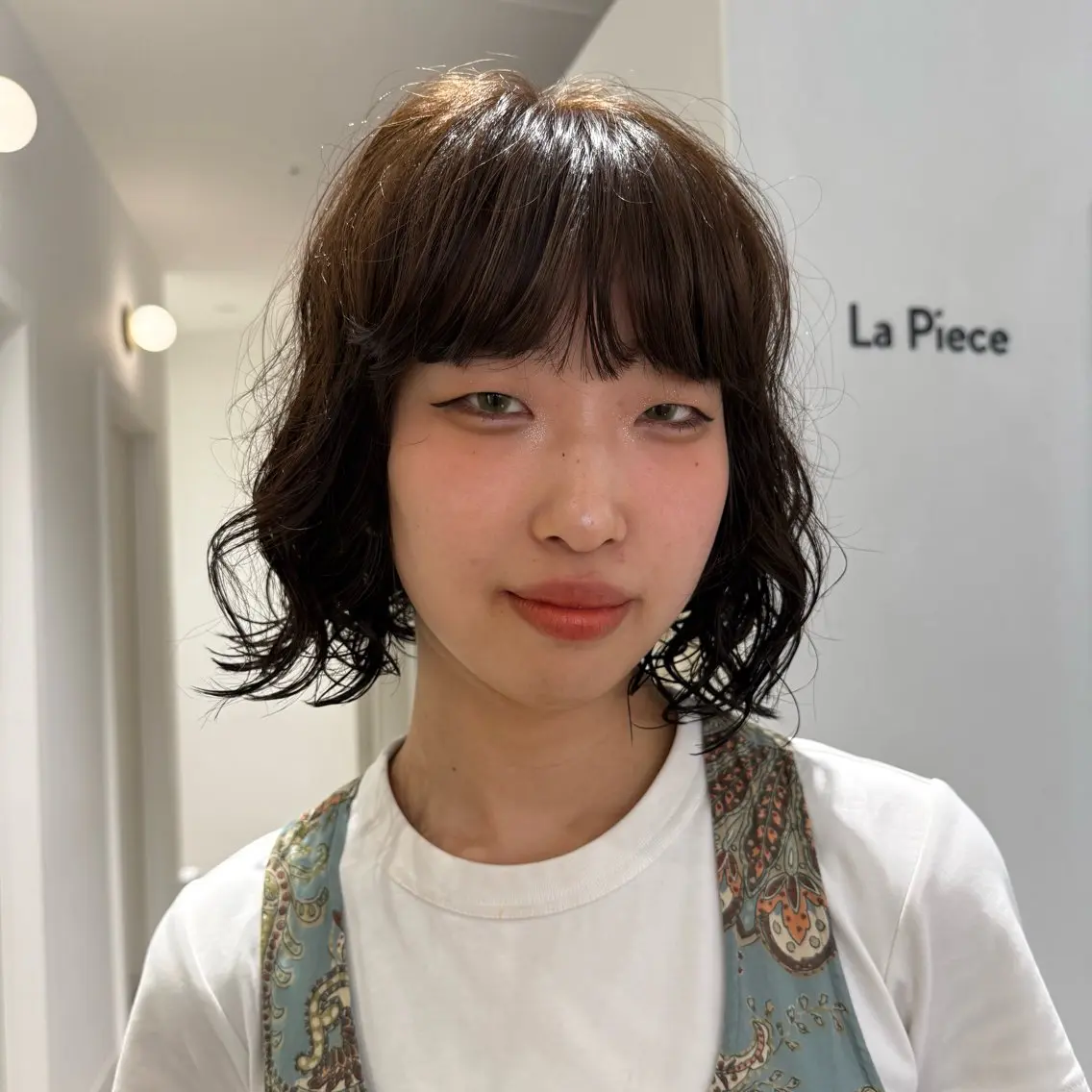 ショート パーマ やはらりの/ 酸性ストレートのヘアスタイル