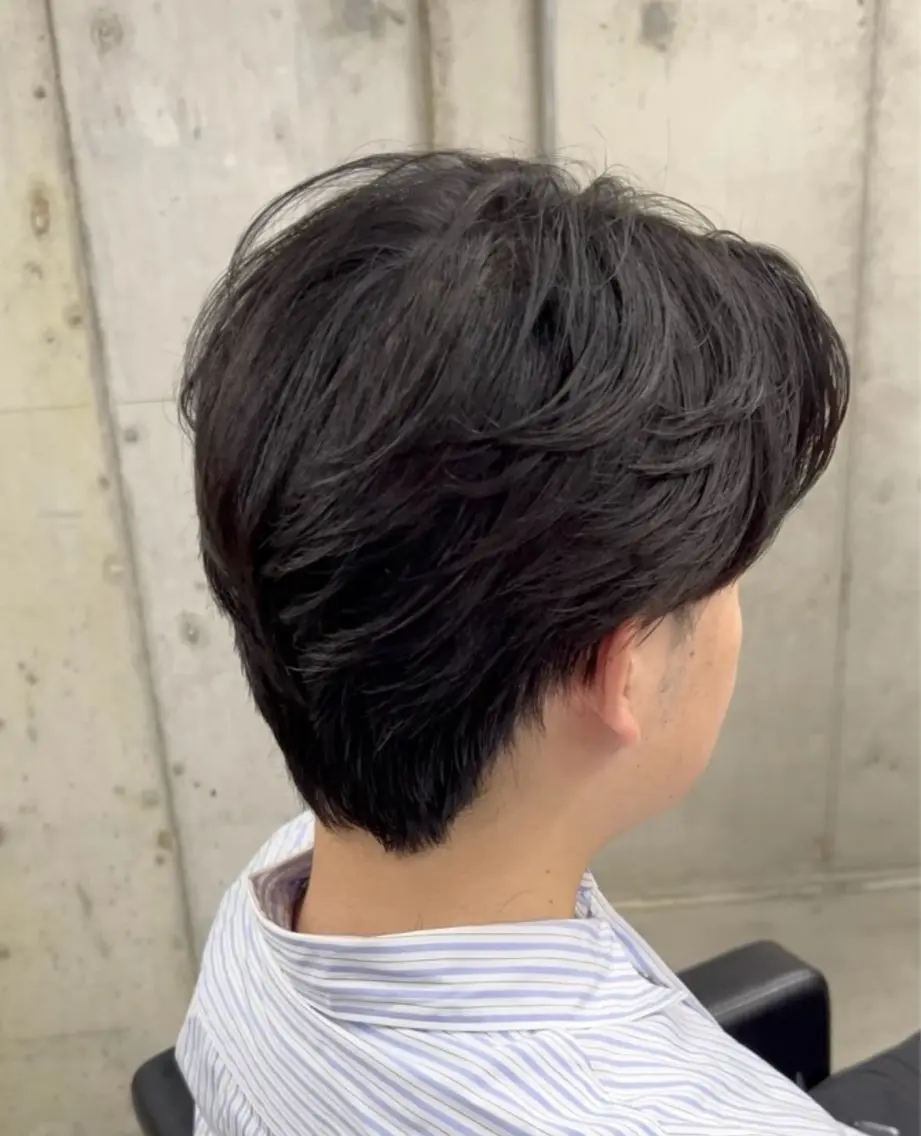 メンズ カット 縮毛矯正 lafit kaede/韓国ヘアのヘアスタイル