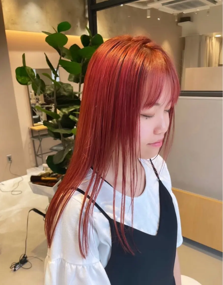 ✨ミニモ学割✨ケアブリーチ+透明感カラー🩵トリートメントの写真