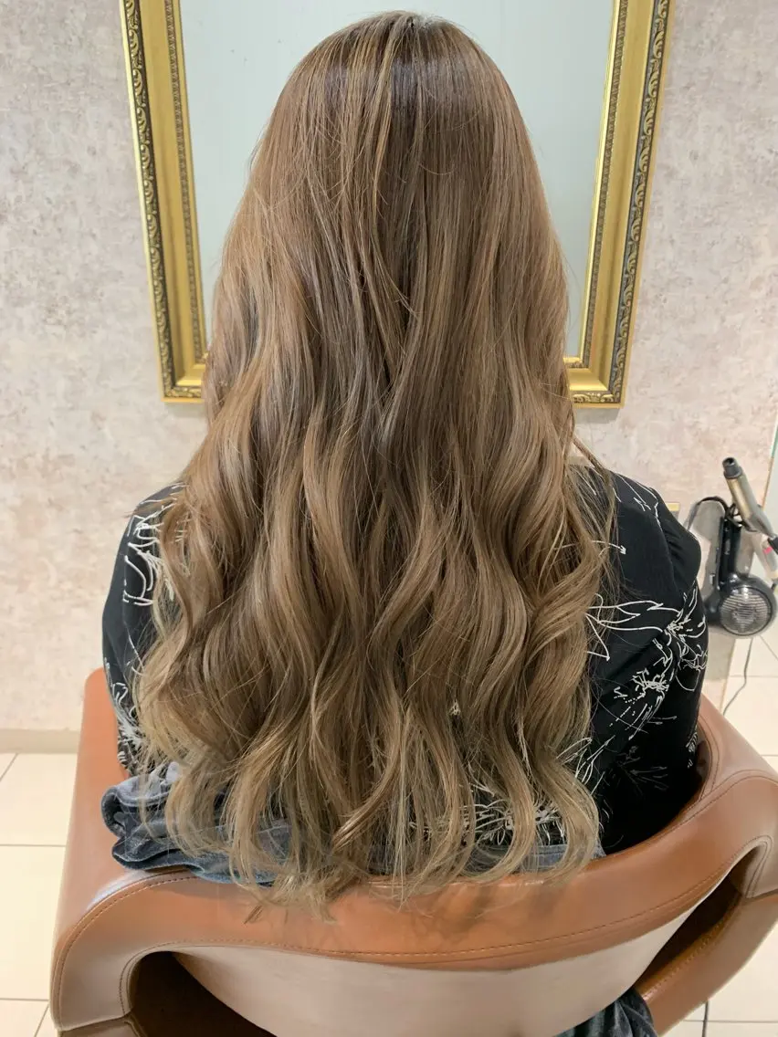 ロング MORISAKI ✂︎縮毛矯正のヘアスタイル