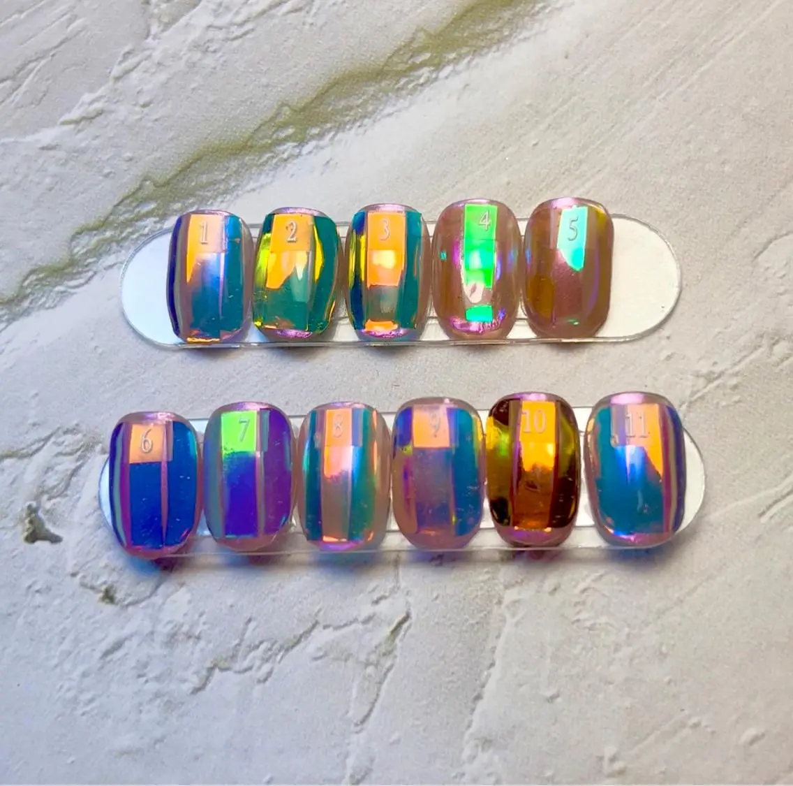 ネイル 氷ネイル・うるうるネイル フットネイル nailroom leaのネイルデザイン