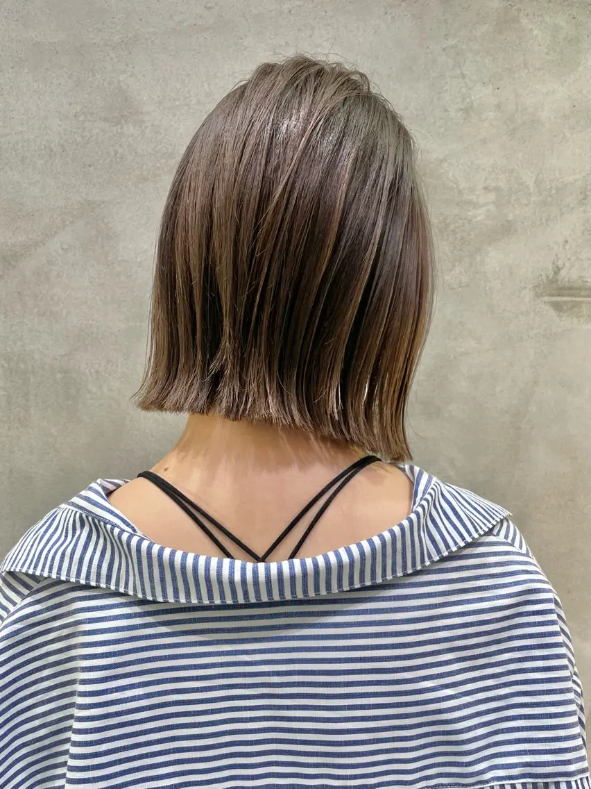 ショート ボブ 外ハネヘア 本田 奈穂美のヘアスタイル