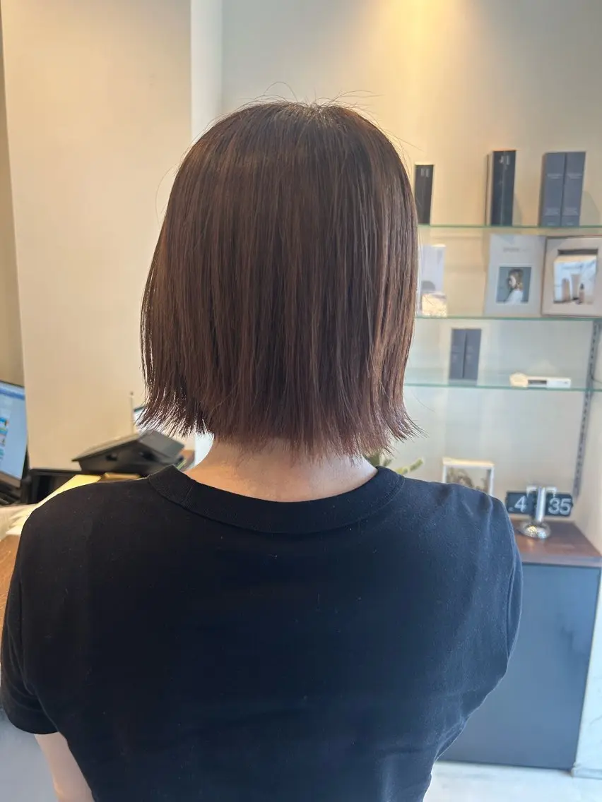 ミディアム 江川 輝星のヘアスタイル