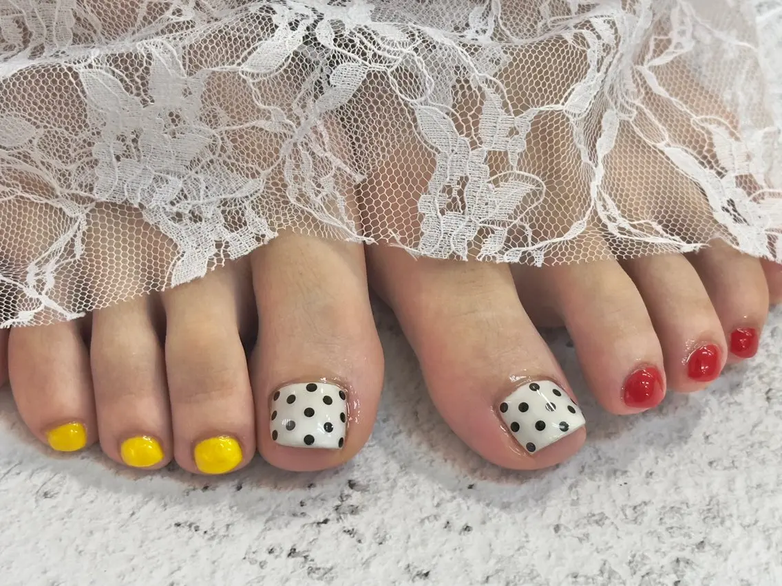ネイル フットネイル Queennail 北堀江AYAのネイルデザイン