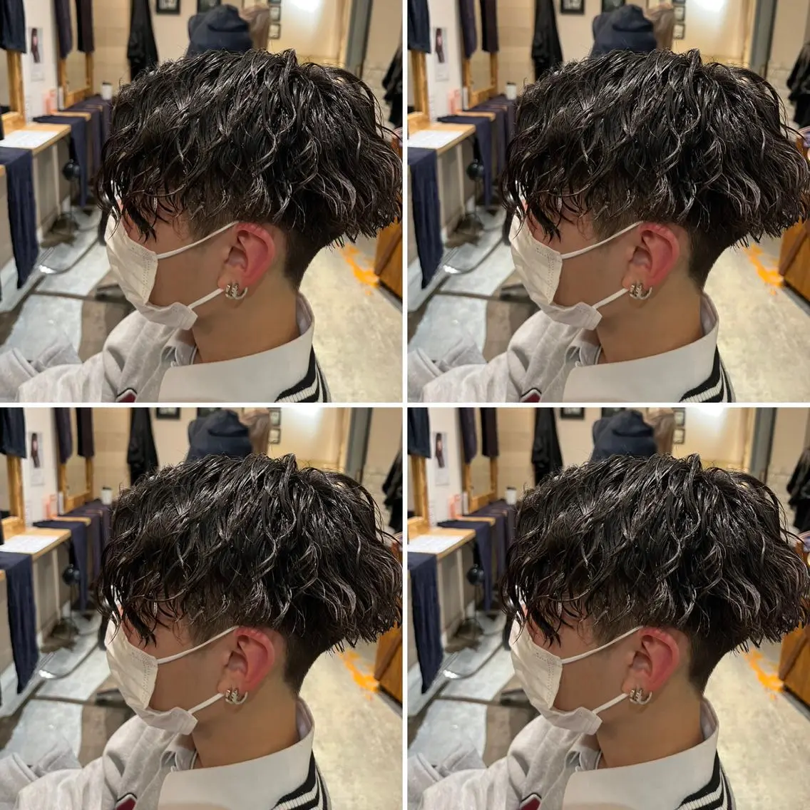 パーマ メンズ カット パーマ トリートメント ヘアセット メンズパーマ特化 望月謙二郎のヘアスタイル