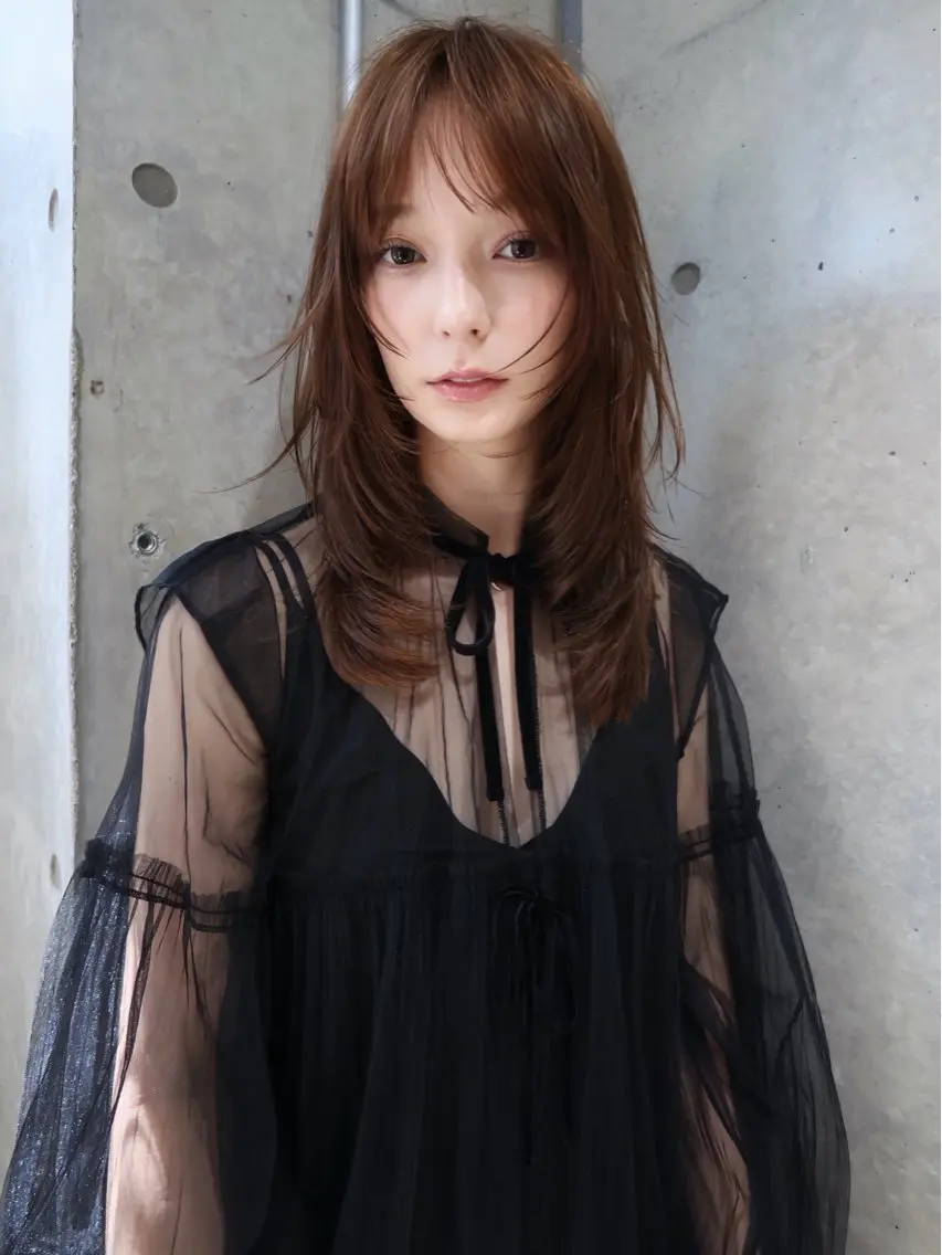 ミディアム レイヤーカット kanaのヘアスタイル