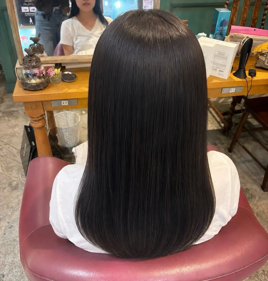 カラー ブラウンカラー ヘアカラー たかの ゆめなのヘアスタイル