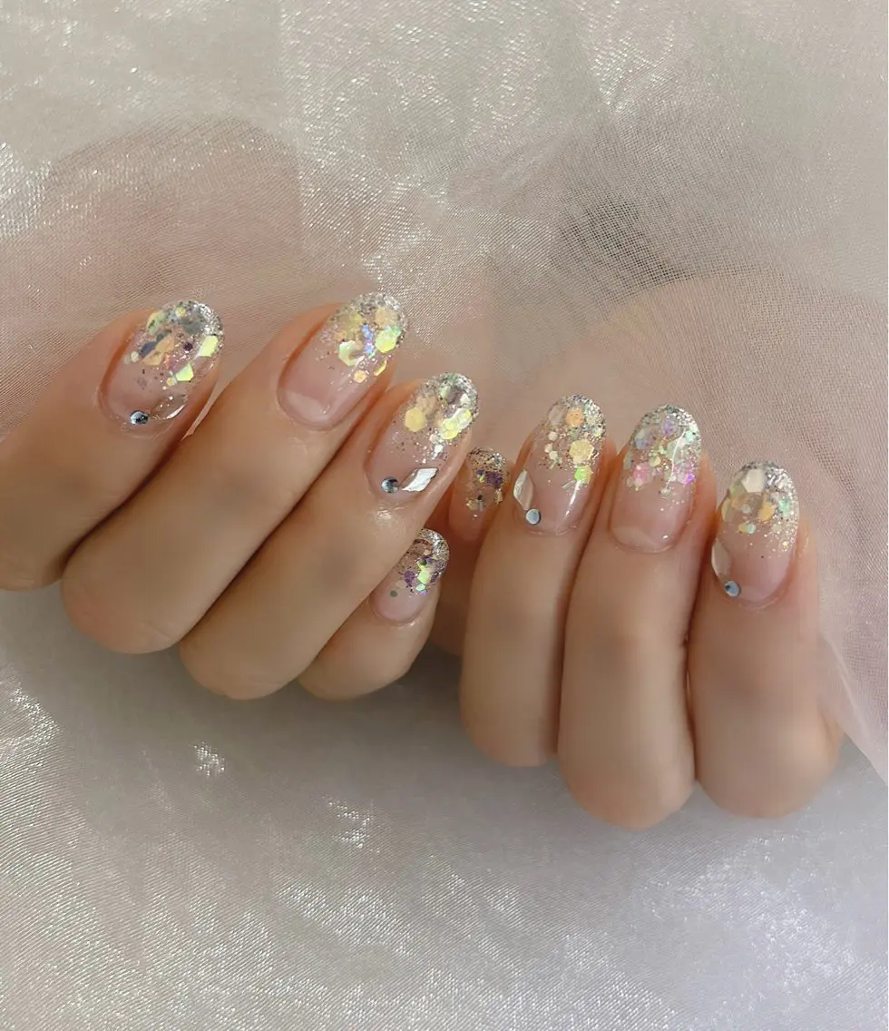 ネイル ジェルネイル ラメ(グリッター) nail salon Lauleaのネイルデザイン