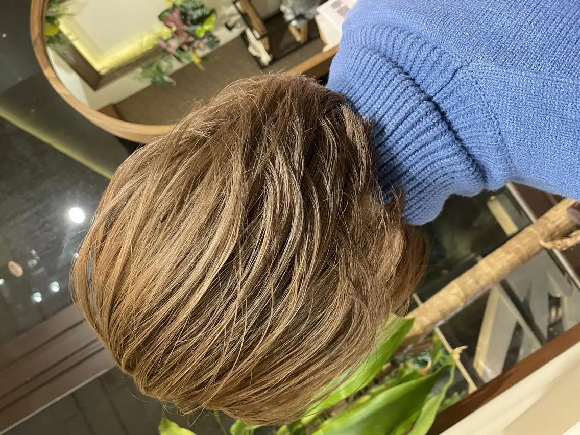 ショート カラー ベージュカラー ブリーチ ヘアカラー トリートメント ハイトーン得意😍 Lumiereのヘアスタイル
