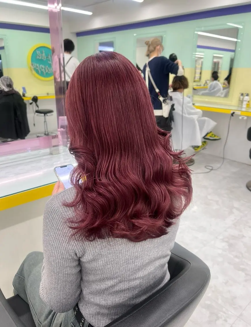 カラー ブリーチ ブリーチなしカラー 髪質改善 🍒艶髪/ヘッドスパ 🍒FUTA🍒のヘアスタイル