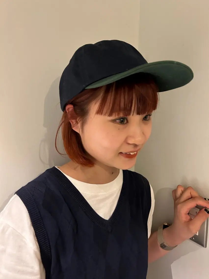 カラー ブリーチ オレンジ Mori Aimiのヘアスタイル