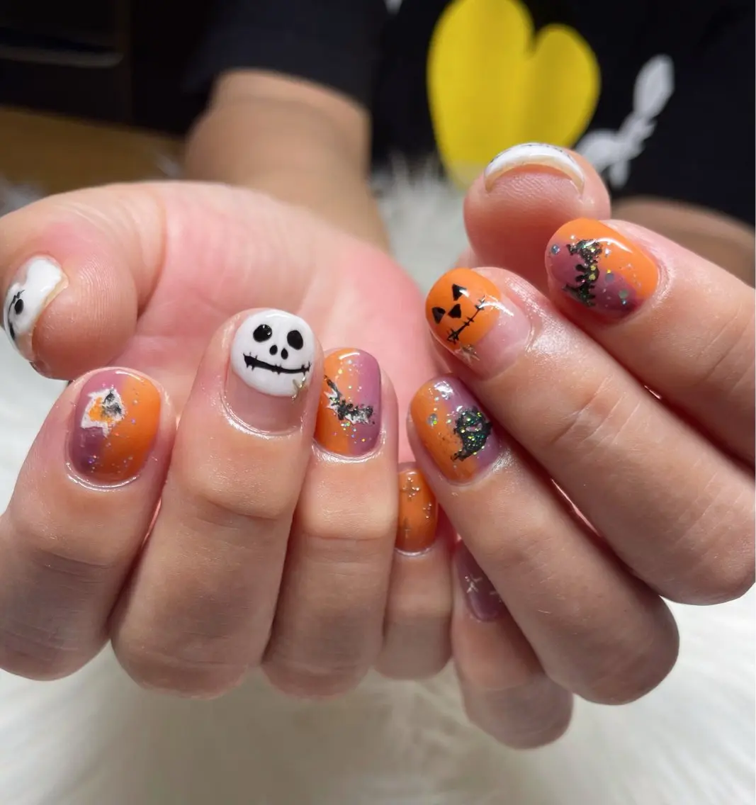 ネイル ハロウィン jujur HARUKA🌸のネイルデザイン