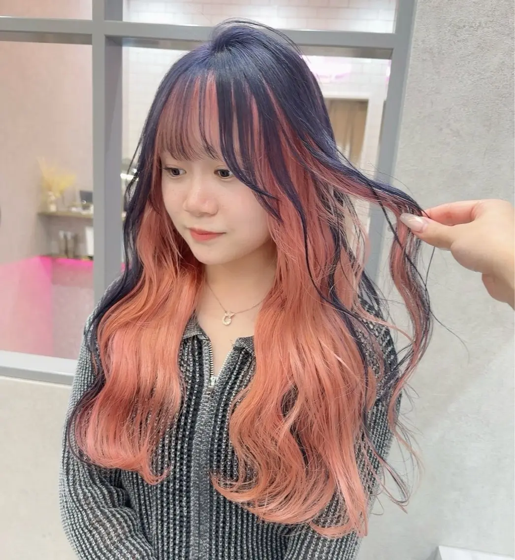 ロング カラー ヘアカラー 🎀リオ🎀/ 推しカラーのヘアスタイル