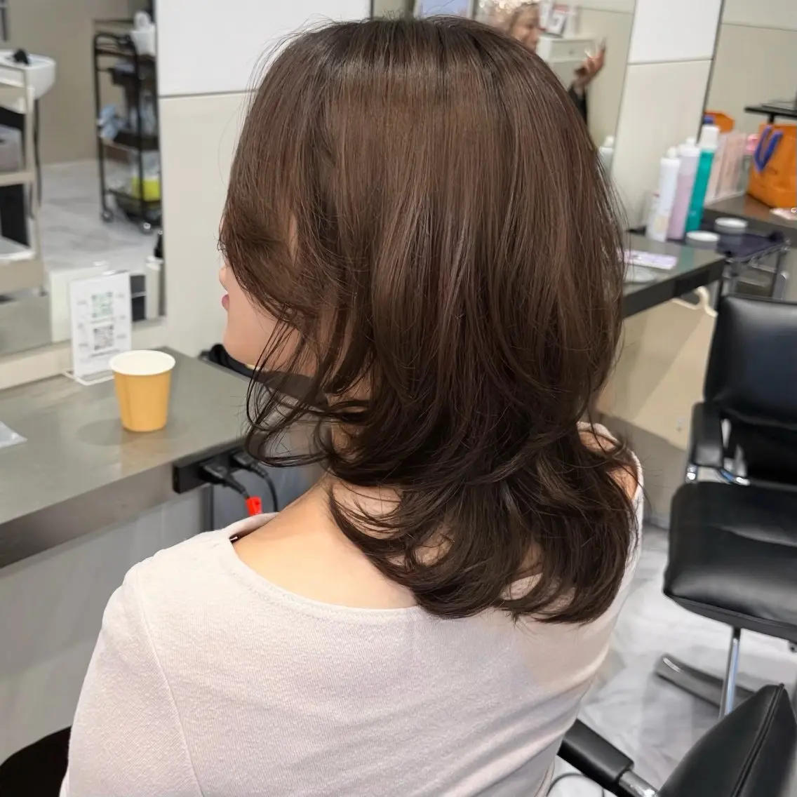 ロング カラー ヘアアレンジ レイヤーカット カット ヘアカラー トリートメント 天神レイヤーカット No.1💖マユカのヘアスタイル