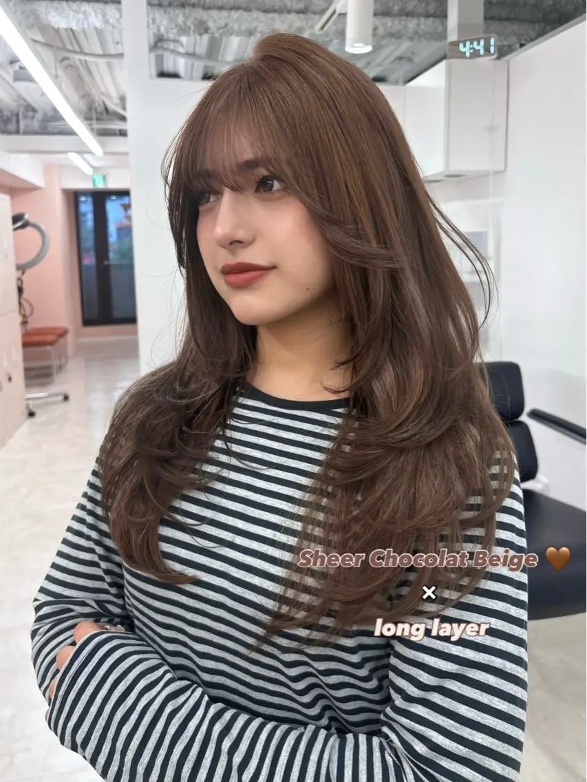 カラー ヘアカラー YOLO 渋谷 nanamiのヘアスタイル