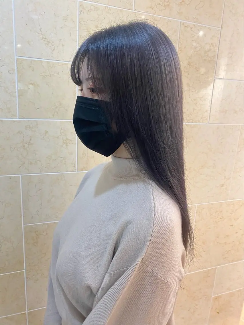 カラー 会社で浮かない 大人ヘア/心斎橋のヘアスタイル