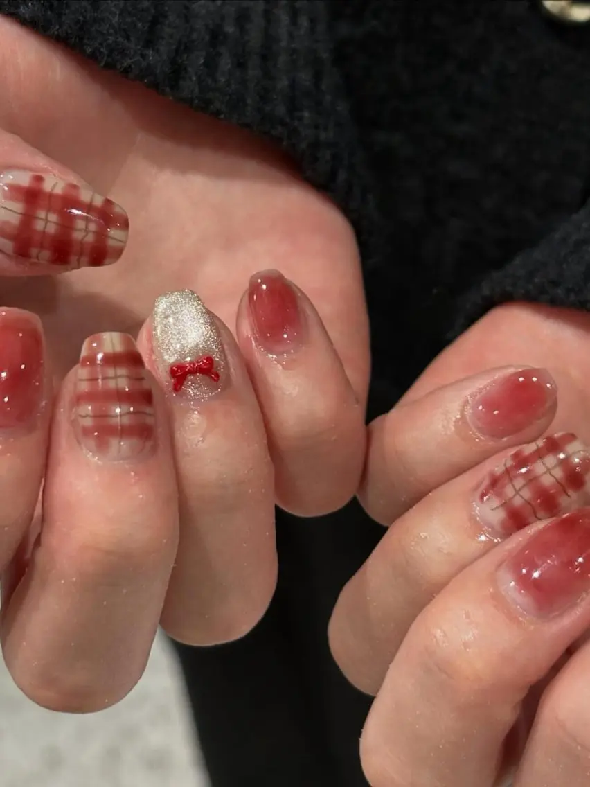 ネイル 冬ネイル クリスマス Miu 川越東口ネイルサロンのネイルデザイン
