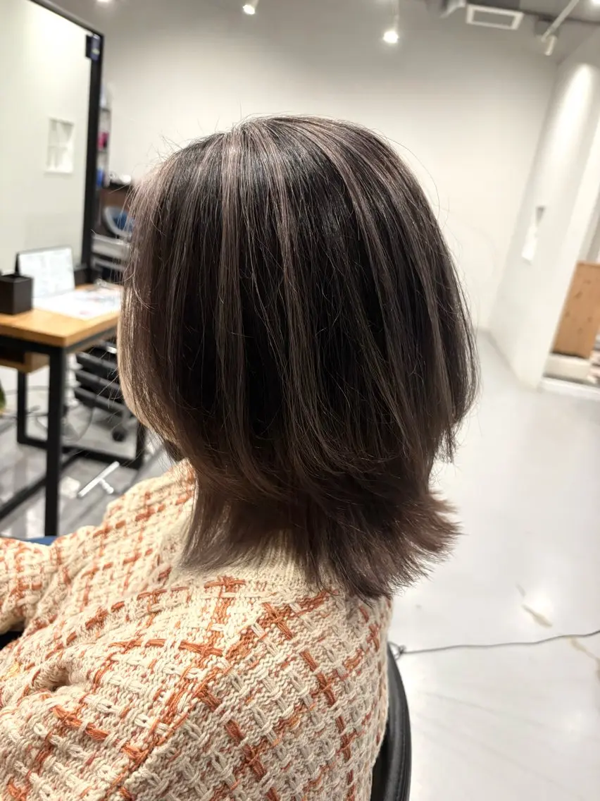 ミディアム カット ヘアカラー トリートメント 一刀 厚太のヘアスタイル