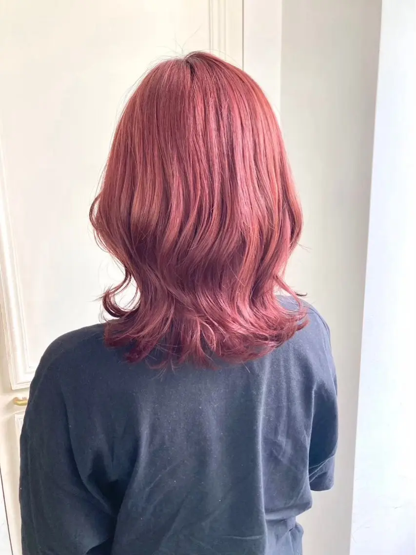 カラー Haruka🐈‍⬛ 暖色・艶カラーのヘアスタイル