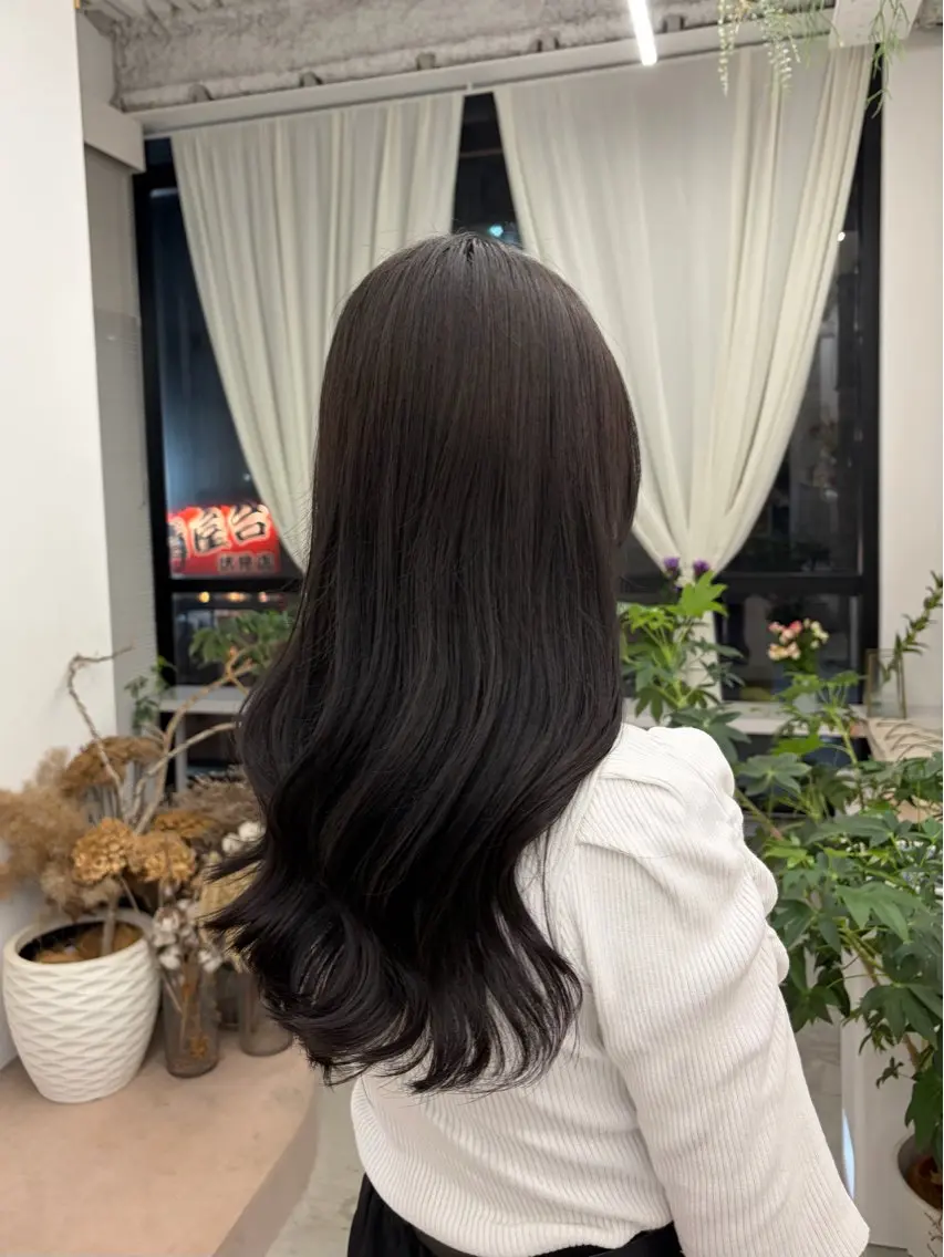 ロング カラー ヘアカラー トリートメント 透明感カラー/名古屋 /栄/木下奈々望のヘアスタイル