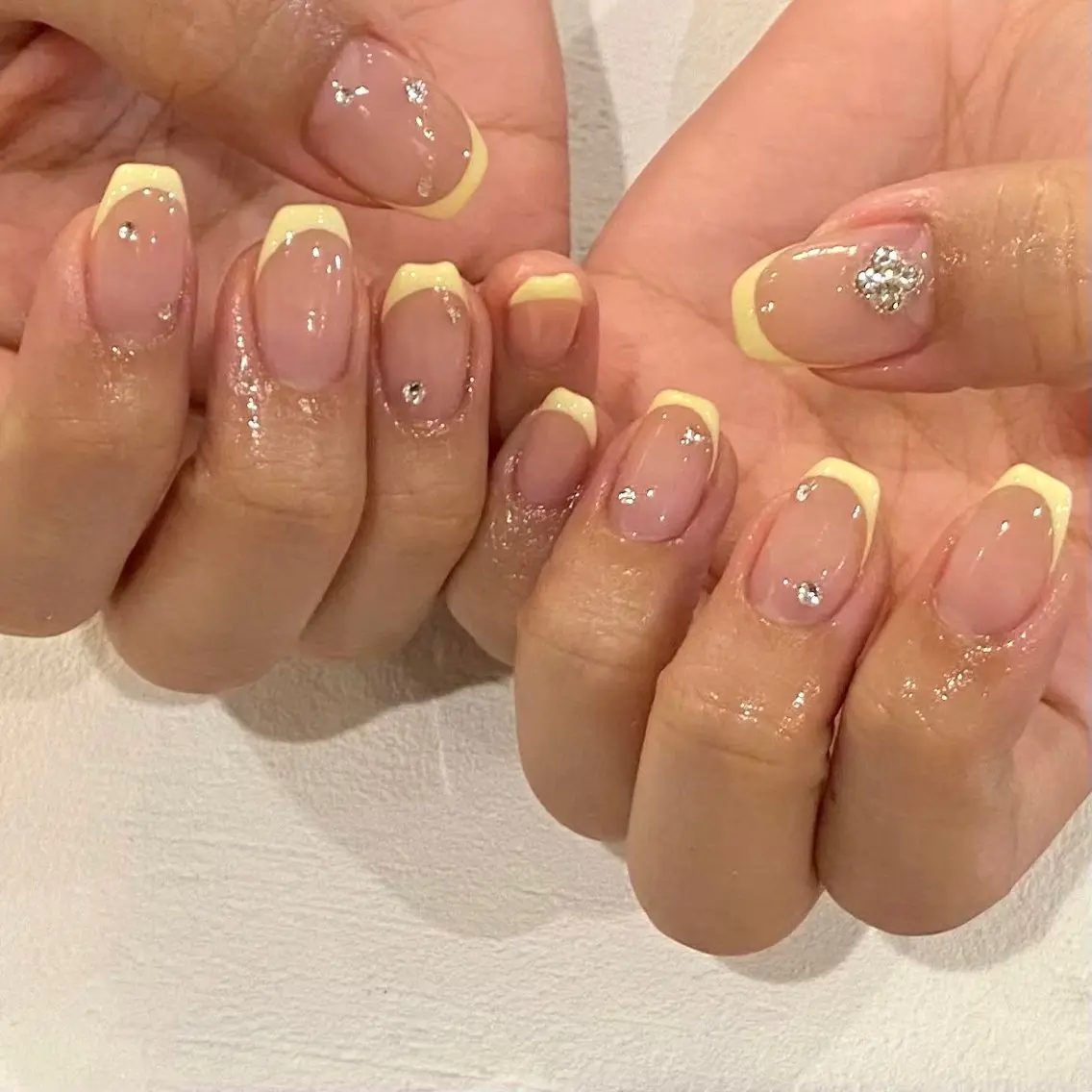 ネイル ハンドネイル 0203ムニムサン 💙Mihoのネイルデザイン