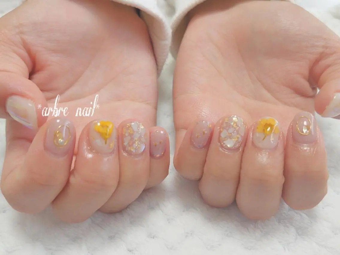 ネイル ✯.。 arbre  nail 。✯.のネイルデザイン