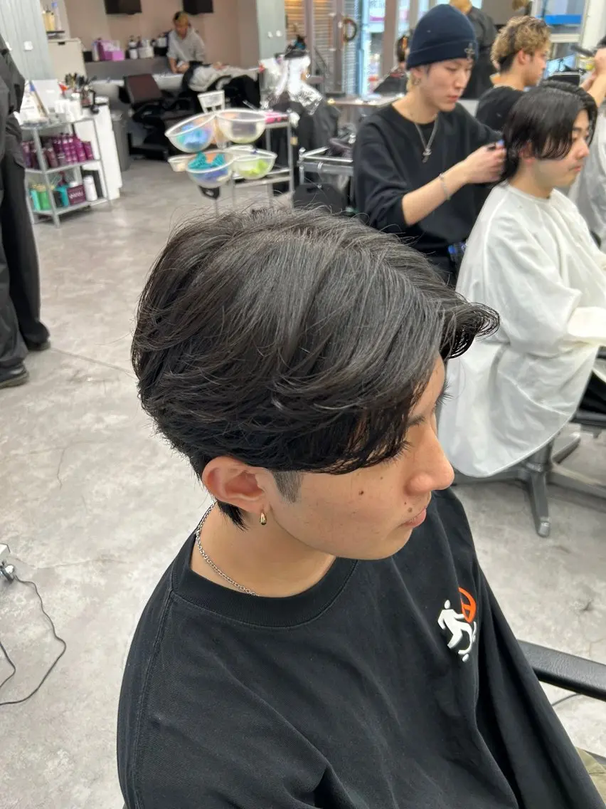 パーマ メンズ カット パーマ パーマ支持率No.1 ❤️🔥安成弾のヘアスタイル