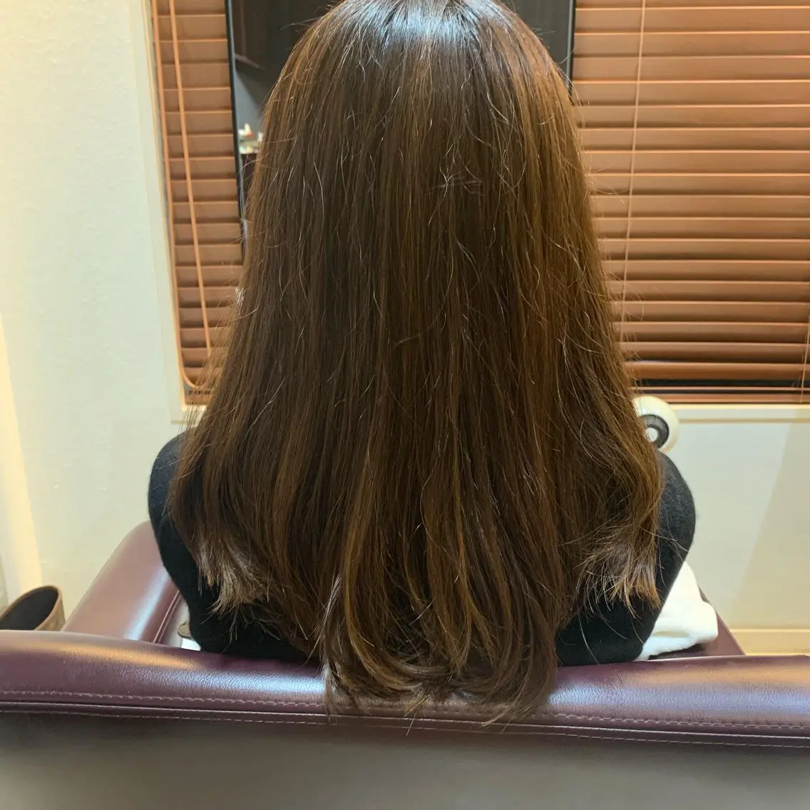 ロング パーマ 小顔/似合わせカット 杉山莉菜のヘアスタイル
