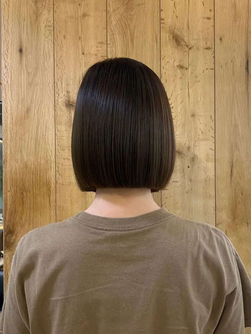 ショート カット 縮毛矯正 トリートメント lomalia moekaのヘアスタイル