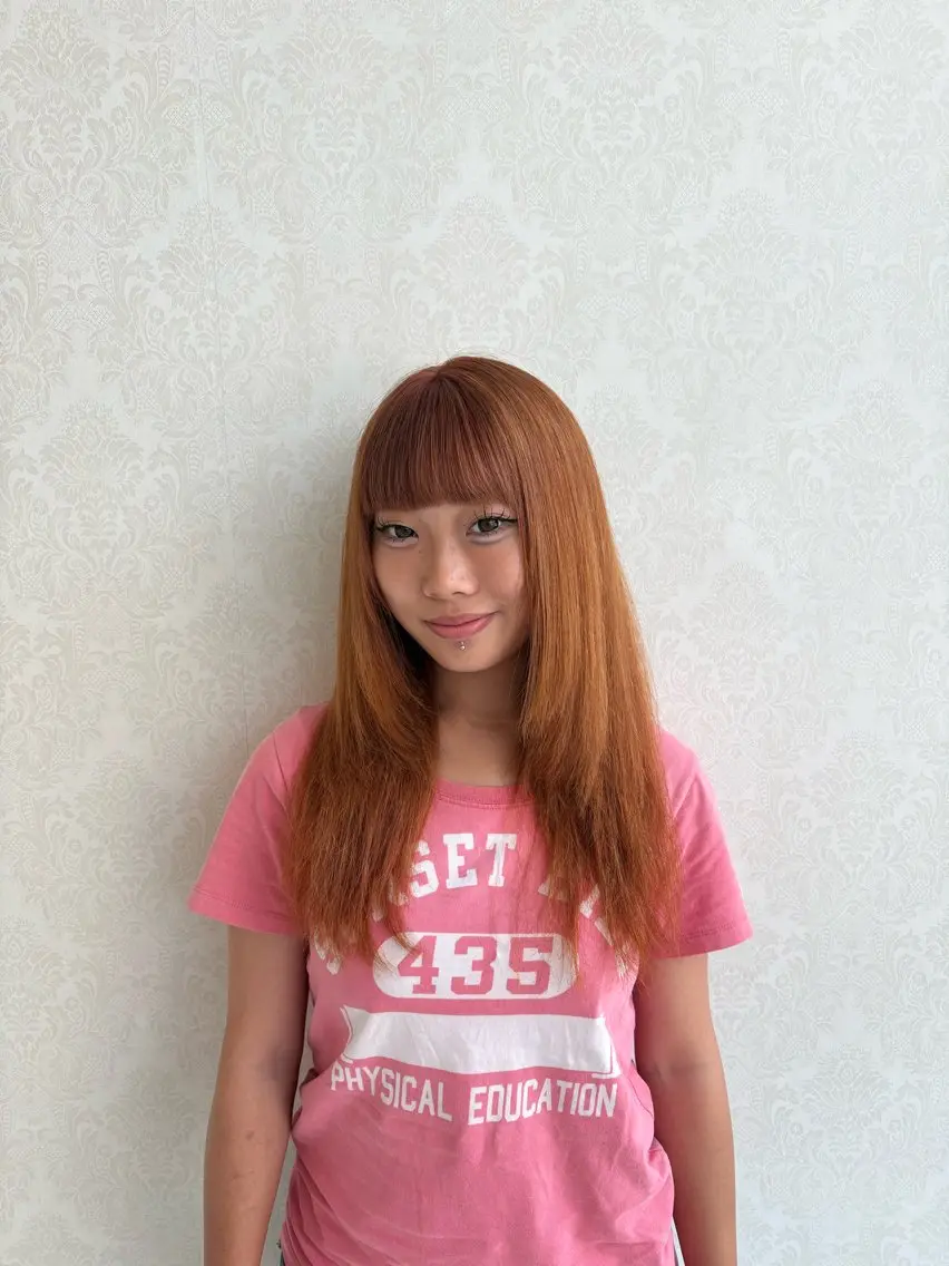 ロング カラー ヘアカラー earth平塚店🍒 🩷諸橋しおん🩵のヘアスタイル