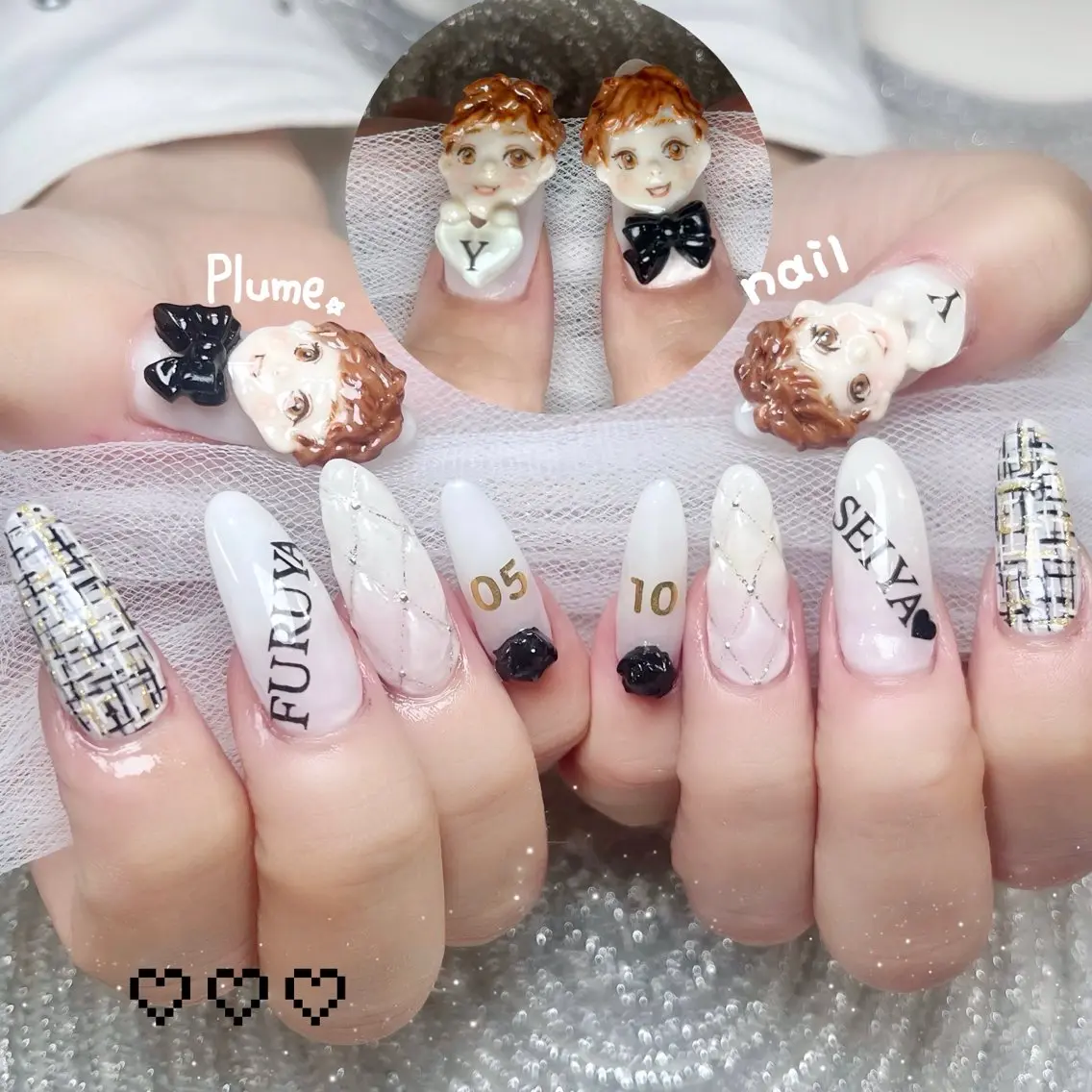 ネイル ハンドネイル plume nail ☆韓国ネイルのネイルデザイン
