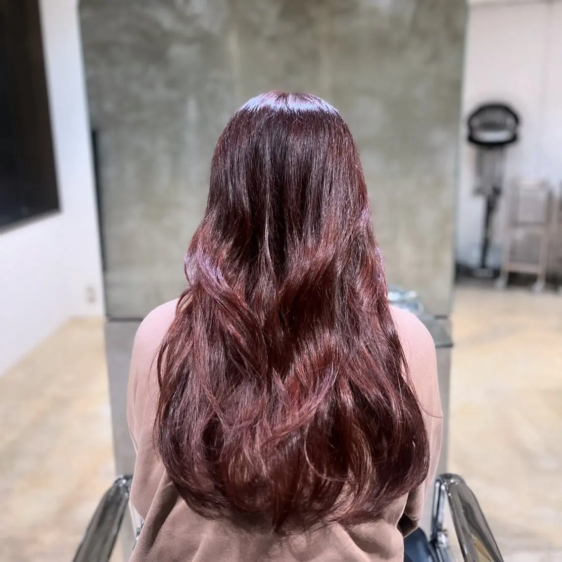 ロング カラー ヘアカラー 長野 美沙のヘアスタイル