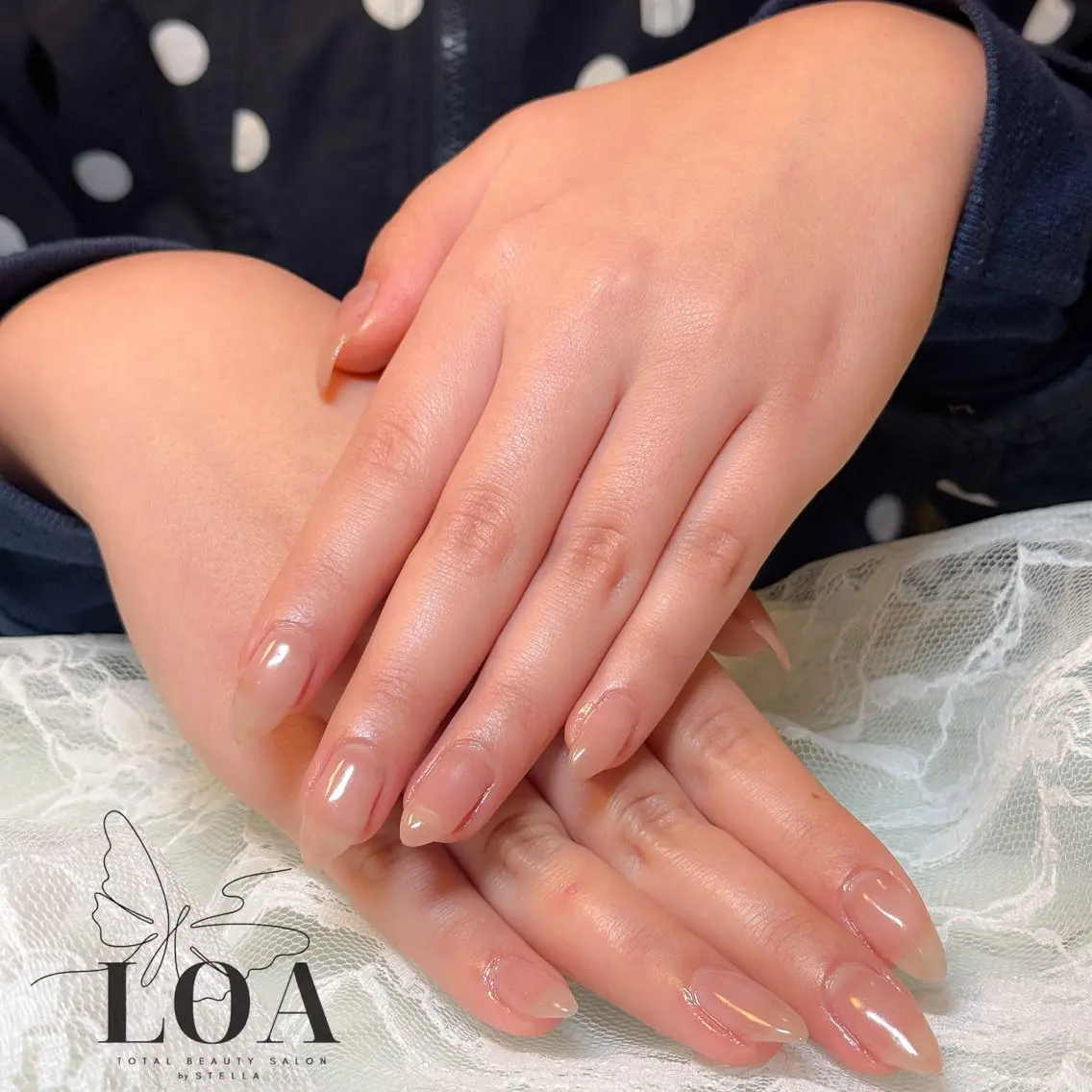 ネイル ハンドネイル フットネイル LOA🦋 yuraのネイルデザイン